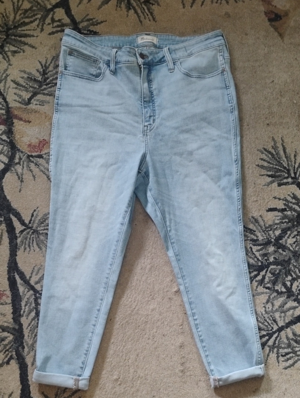 EUC Madewell Curvy Road tripper Jeggings